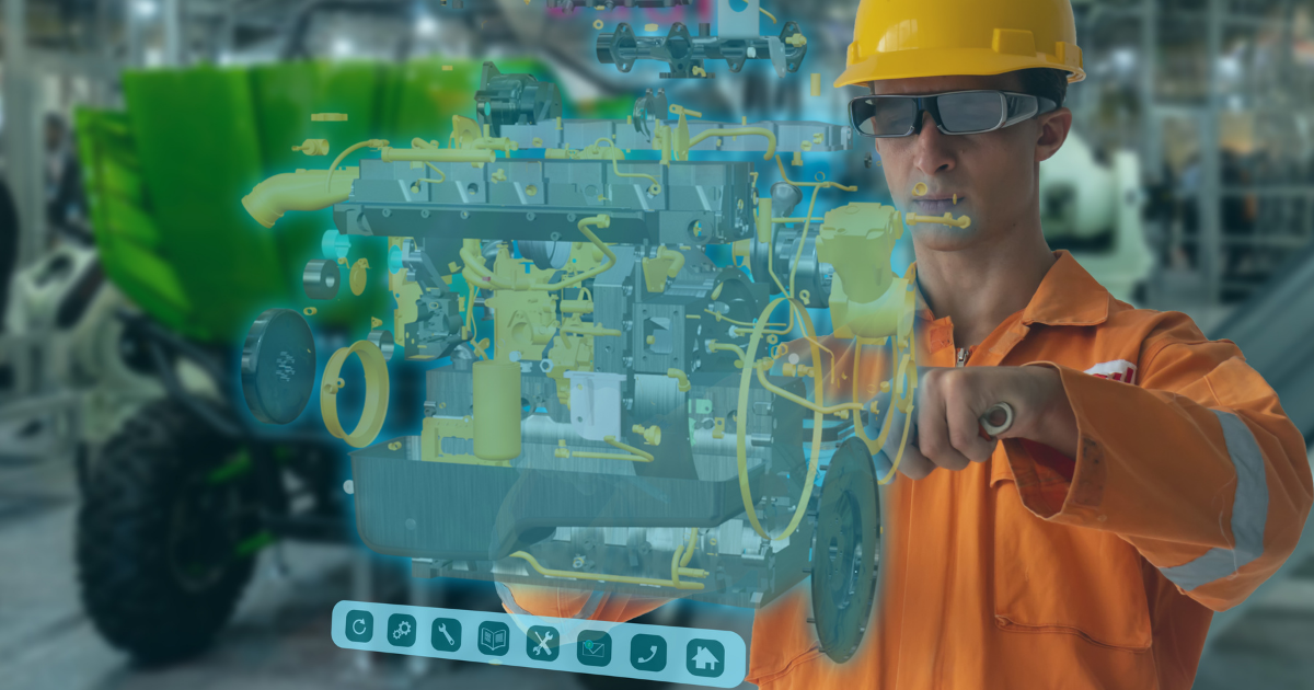 Future of Maintenance with Video Collaborated Wearable Glasses Augmented Reality Solution